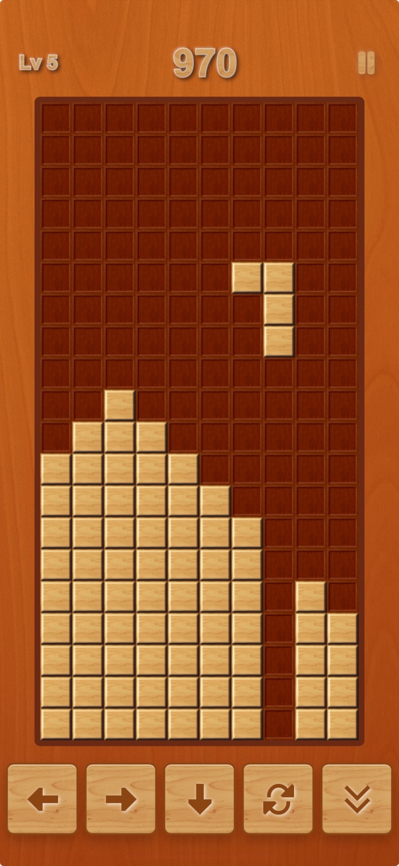 Retro Block Puzzle game screenshot