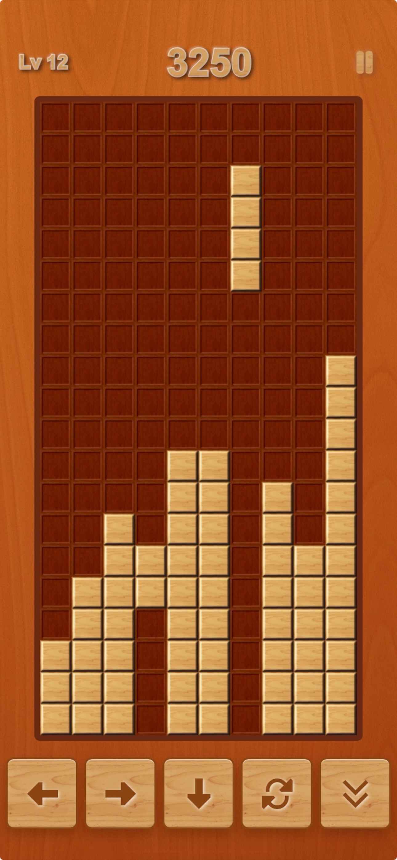 Retro Block Puzzle game screenshot